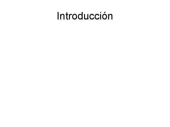 Introducción 