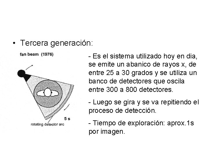  • Tercera generación: - Es el sistema utilizado hoy en dia, se emite