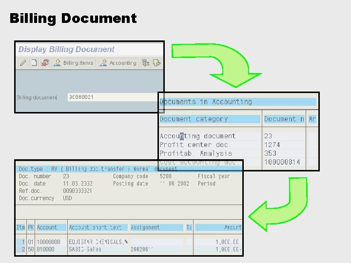 Billing Document 