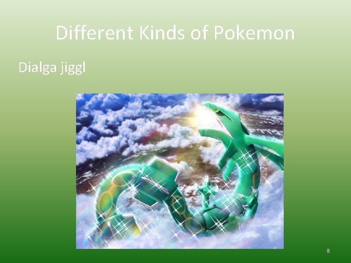 Different Kinds of Pokemon Dialga jiggl 8 