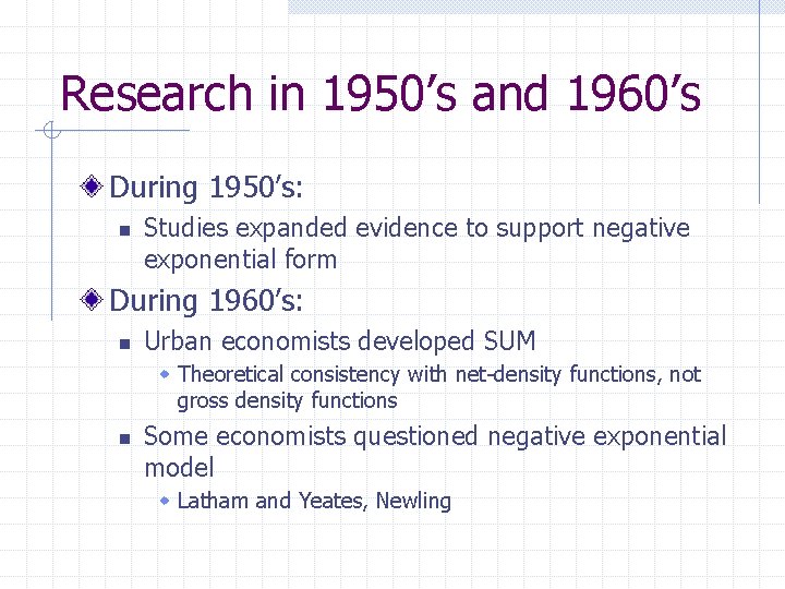 Research in 1950’s and 1960’s During 1950’s: n Studies expanded evidence to support negative