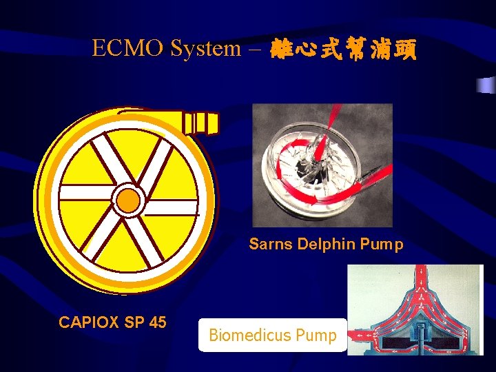 ECMO System – 離心式幫浦頭 Sarns Delphin Pump CAPIOX SP 45 Biomedicus Pump 