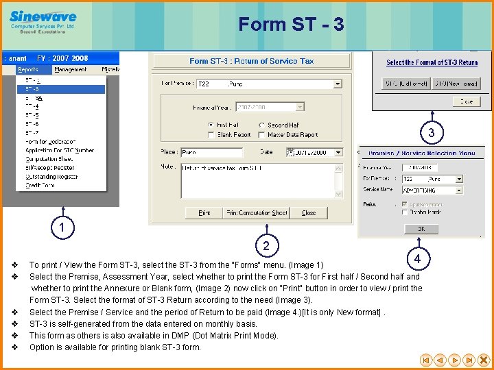 Form ST - 3 3 1 2 v v v 4 To print /