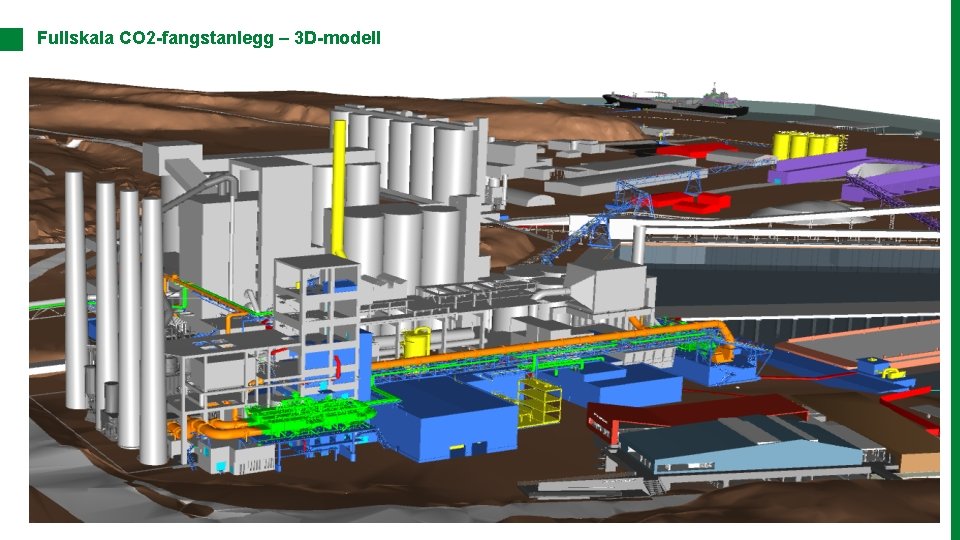 Fullskala CO 2 -fangstanlegg – 3 D-modell 