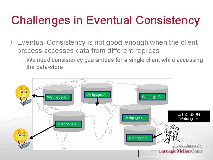 Challenges in Eventual Consistency is not good-enough when the client process accesses data from Challenges in Eventual Consistency is not good-enough when the client process accesses data from