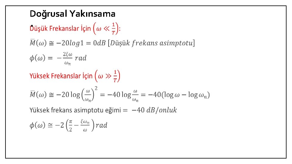 Doğrusal Yakınsama • 