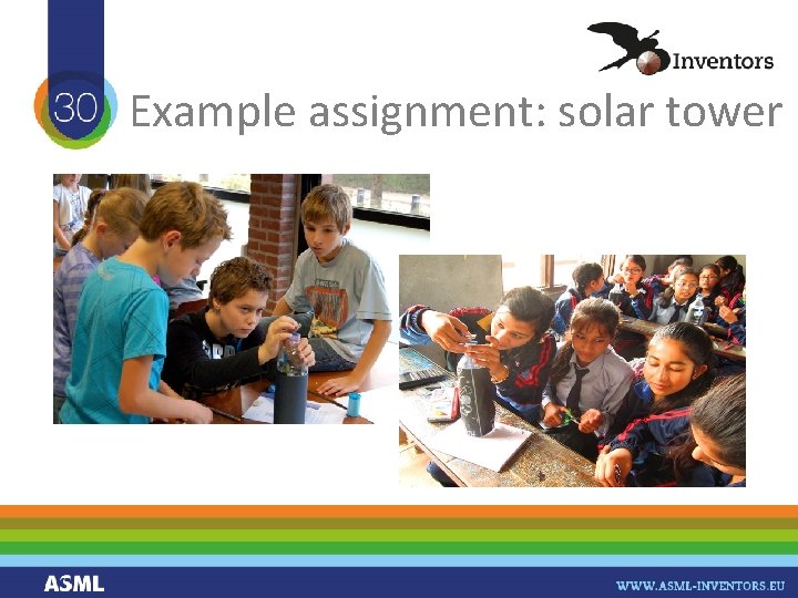 Example assignment: solar tower 