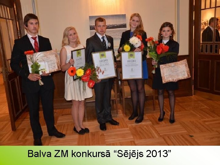 Balva ZM konkursā “Sējējs 2013” 