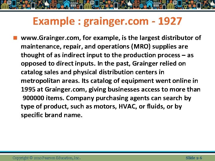 Example : grainger. com - 1927 n www. Grainger. com, for example, is the Example : grainger. com - 1927 n www. Grainger. com, for example, is the