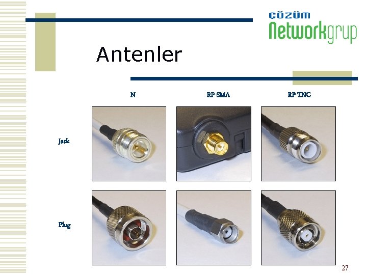 Antenler N RP-SMA RP-TNC Jack Plug 27 