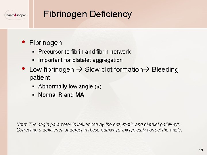 Fibrinogen Deficiency • • Fibrinogen § Precursor to fibrin and fibrin network § Important