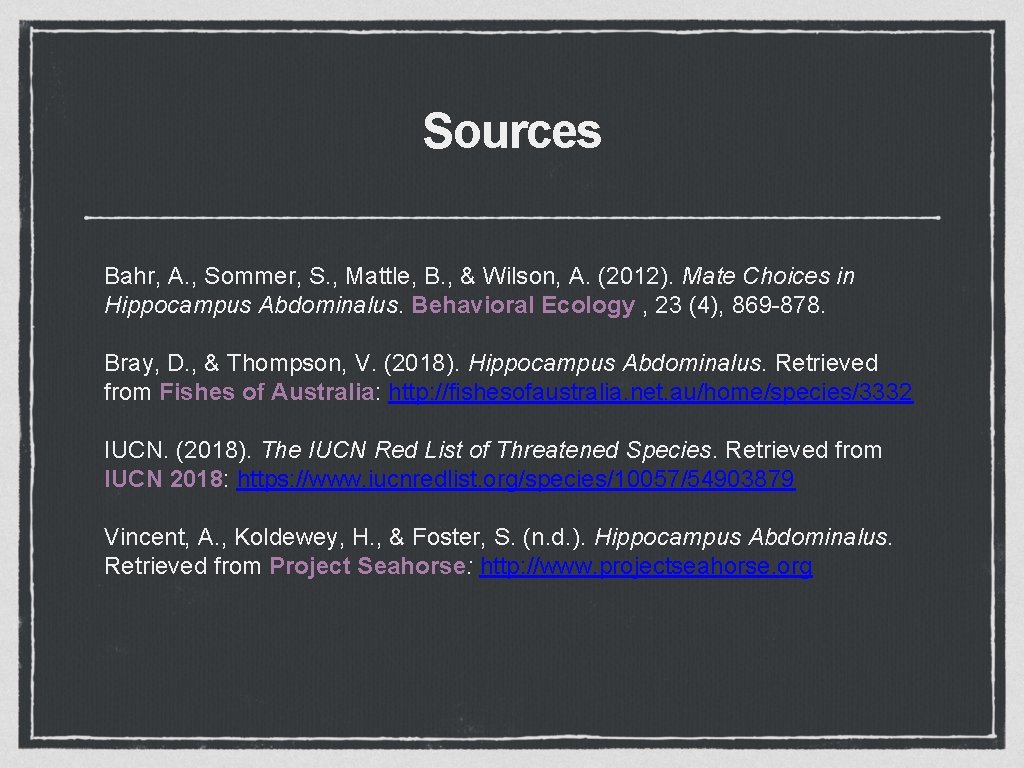 Sources Bahr, A. , Sommer, S. , Mattle, B. , & Wilson, A. (2012).