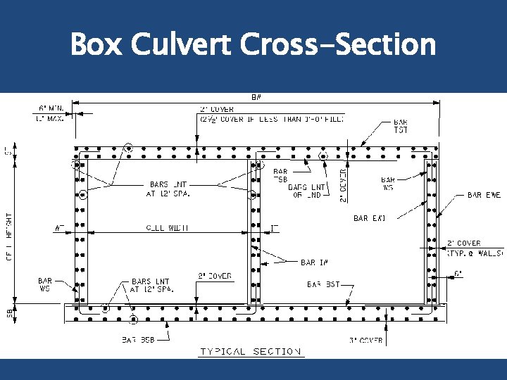 Box Culvert Cross-Section 