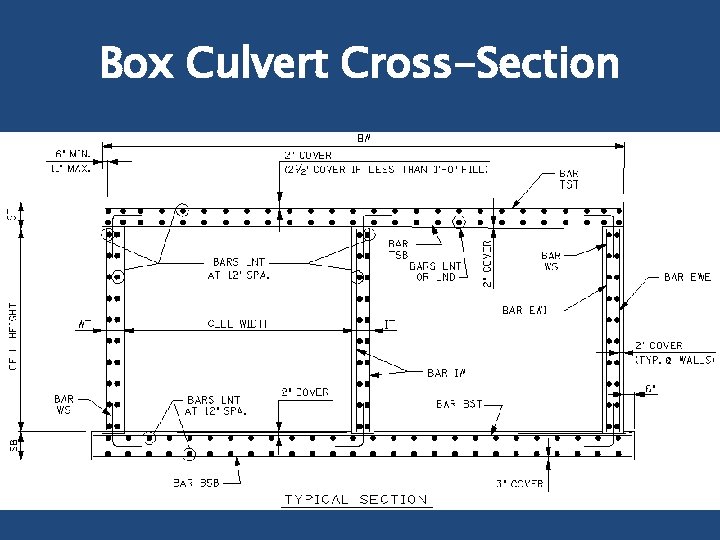 Box Culvert Cross-Section 