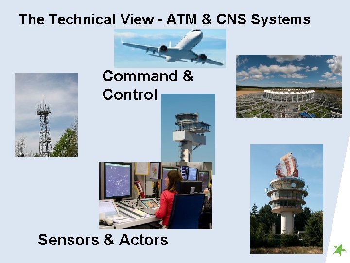 The Technical View - ATM & CNS Systems Command & Control Sensors & Actors