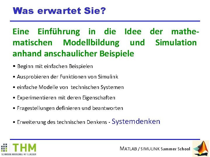 Was erwartet Sie? Eine Einführung in die Idee der mathematischen Modellbildung und Simulation anhand