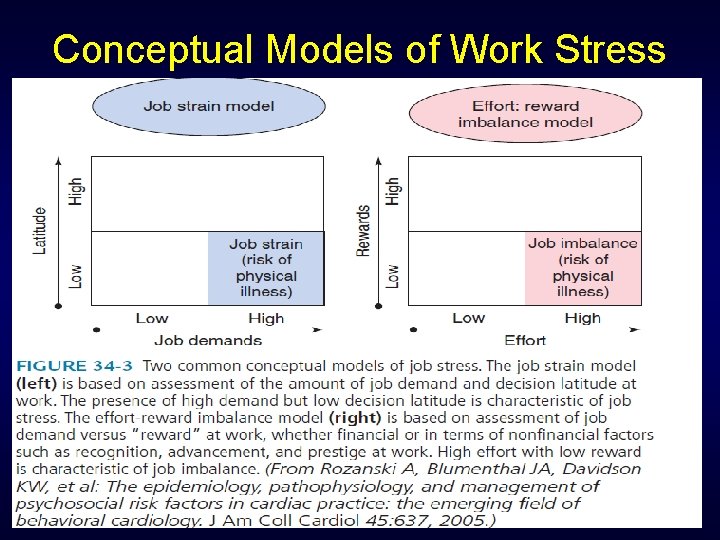 Conceptual Models of Work Stress 