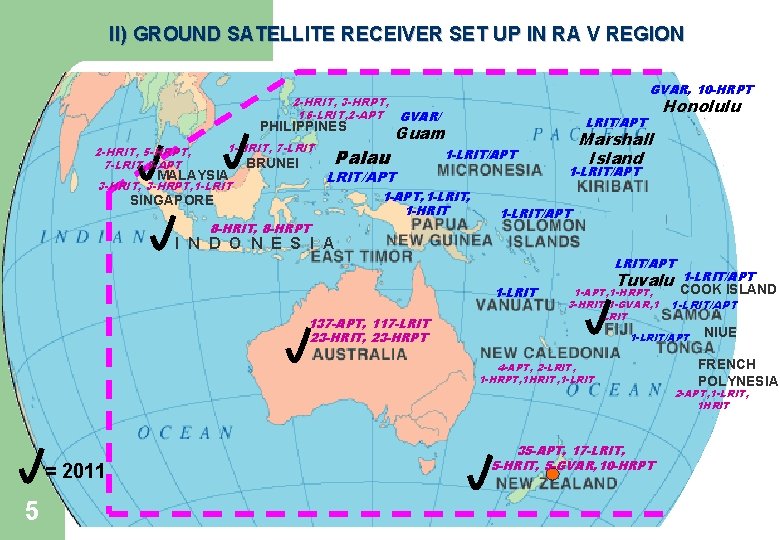 II) GROUND SATELLITE RECEIVER SET UP IN RA V REGION GVAR, 10 -HRPT 2