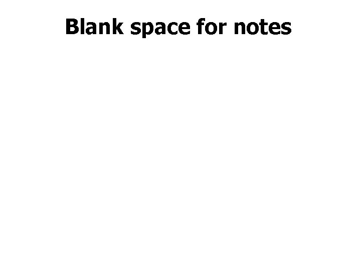 Blank space for notes 