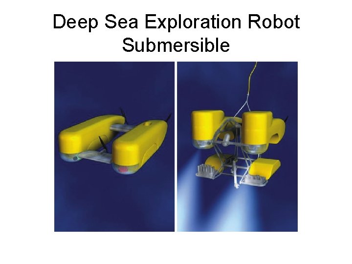 Deep Sea Exploration Robot Submersible 