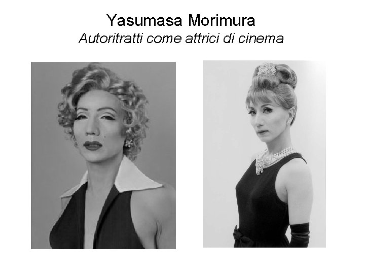Yasumasa Morimura Autoritratti come attrici di cinema 