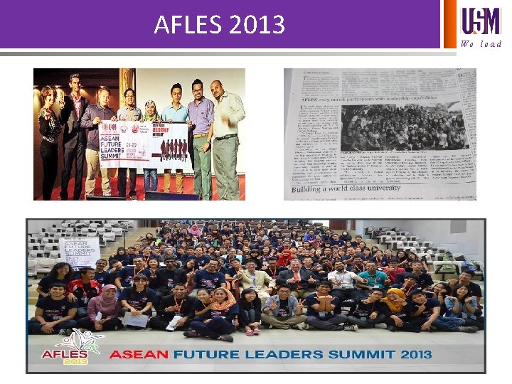 AFLES 2013 We lead 