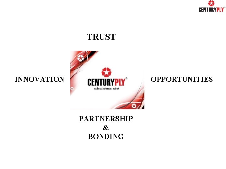 OUR BUSINESS- ENABLERS TRUST INNOVATION OPPORTUNITIES PARTNERSHIP & BONDING 