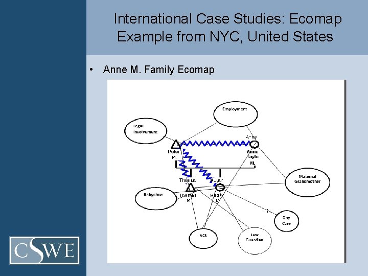  International Case Studies: Ecomap Example from NYC, United States • Anne M. Family