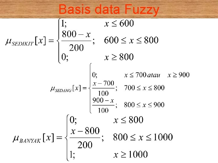 Basis data Fuzzy 