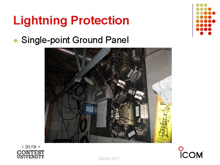 Lightning Protection l Single-point Ground Panel Dayton 2017 