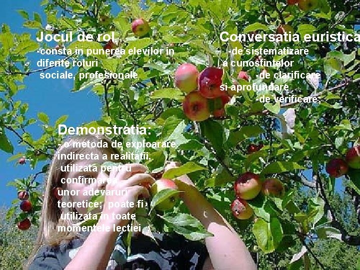 Jocul de rol : Conversatia euristica -consta in punerea elevilor in diferite roluri sociale, Jocul de rol : Conversatia euristica -consta in punerea elevilor in diferite roluri sociale,