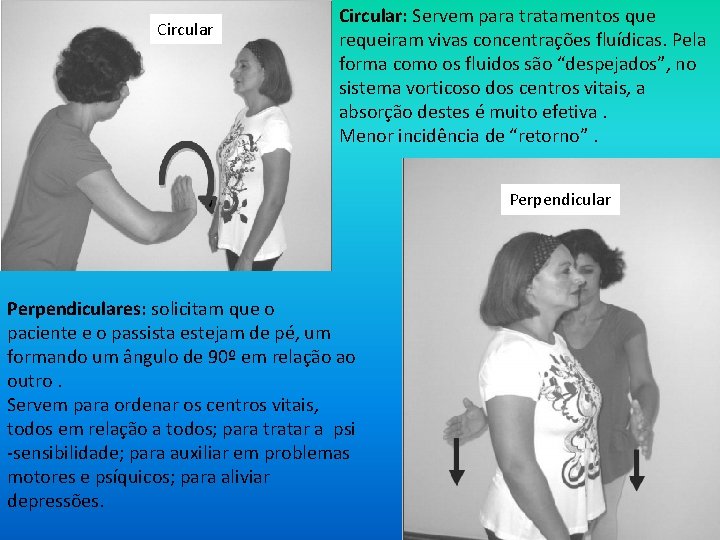 Circular: Servem para tratamentos que requeiram vivas concentrações fluídicas. Pela forma como os fluidos