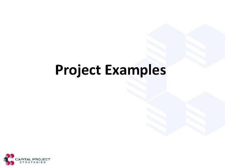 Project Examples 