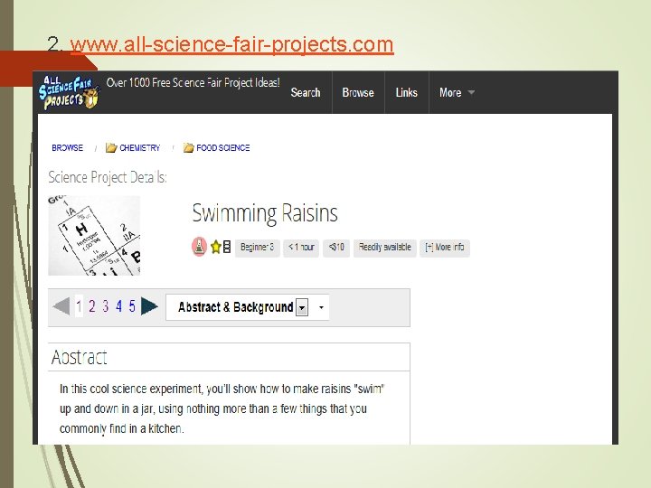 2. www. all-science-fair-projects. com 