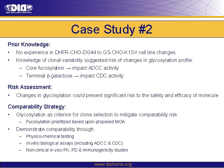 Case Study #2 Prior Knowledge: • No experience in DHFR-CHO-DG 44 to GS-CHO-K 1