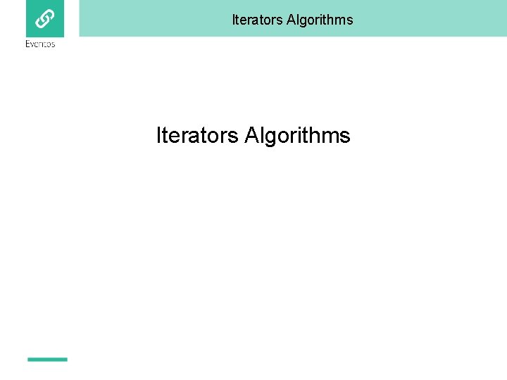 Iterators Algorithms 