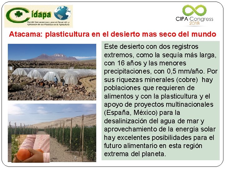 Atacama: plasticultura en el desierto mas seco del mundo Este desierto con dos registros