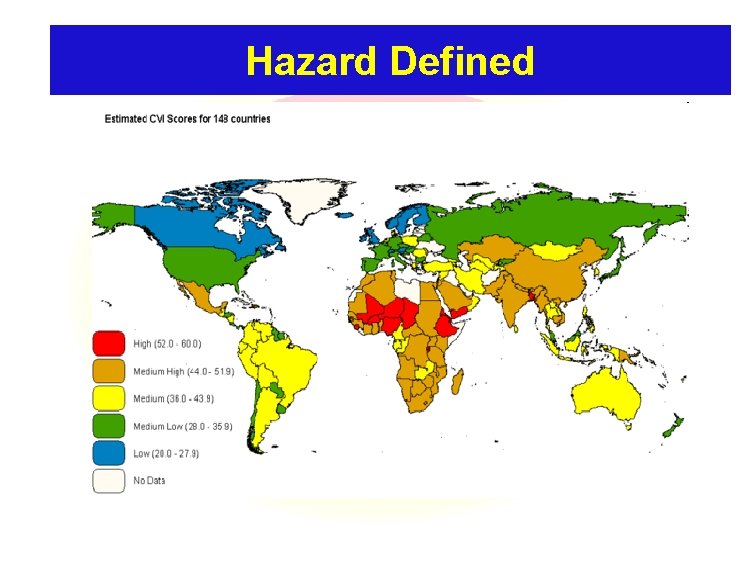 Hazard Defined 