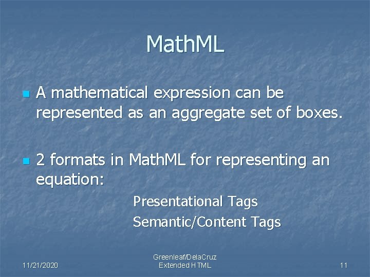 Math. ML n n A mathematical expression can be represented as an aggregate set