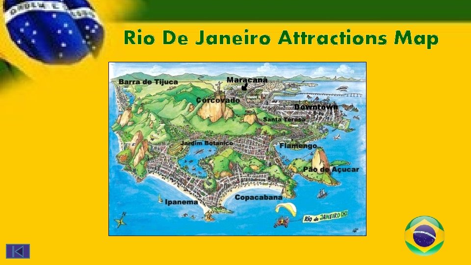 Rio De Janeiro Attractions Map 