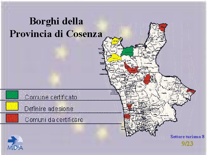 Borghi della Provincia di Cosenza Settore turismo 8 9/23 