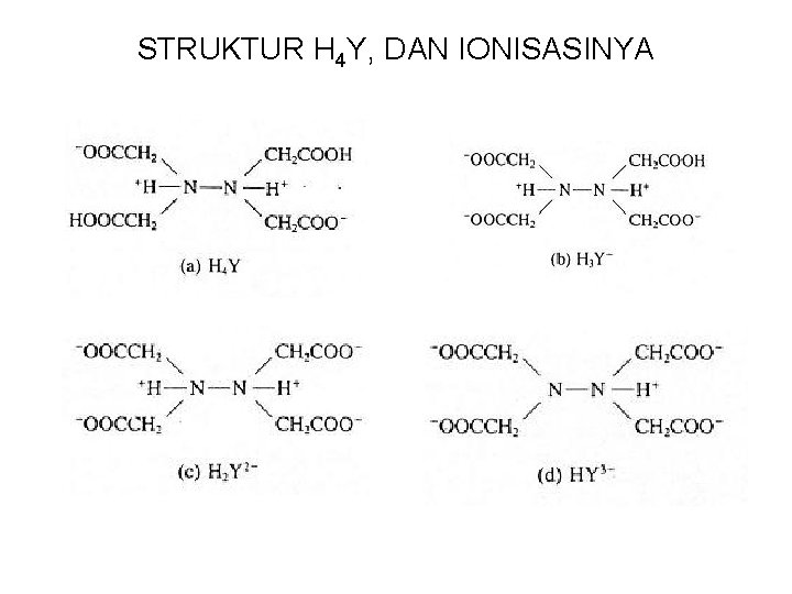 STRUKTUR H 4 Y, DAN IONISASINYA 