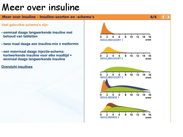 Meer over insuline 