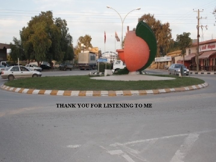 THANK YOU FOR LISTENING TO ME 