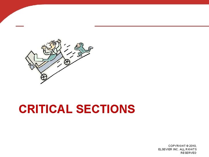 CRITICAL SECTIONS COPYRIGHT © 2010, ELSEVIER INC. ALL RIGHTS RESERVED 