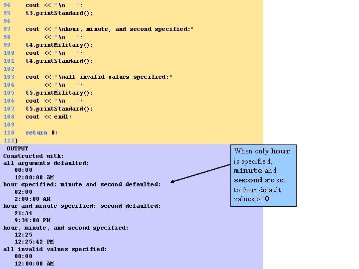 94 cout << "n "; 95 t 3. print. Standard(); 96 97 cout <<