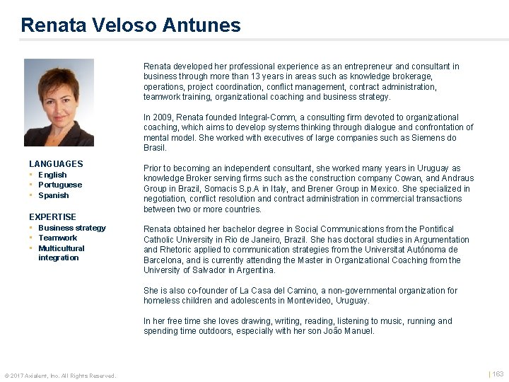 Renata Veloso Antunes 1. 66 x 1. 32 grey border LANGUAGES • English •