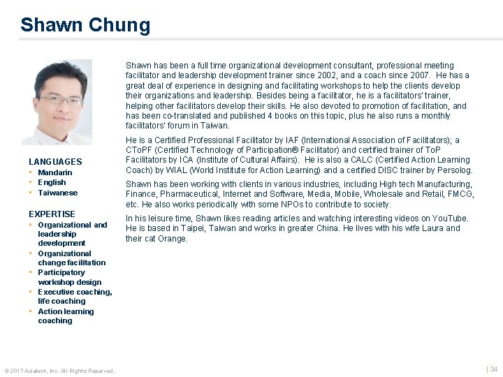 Shawn Chung 1. 66 x 1. 32 grey border LANGUAGES • Mandarin • English