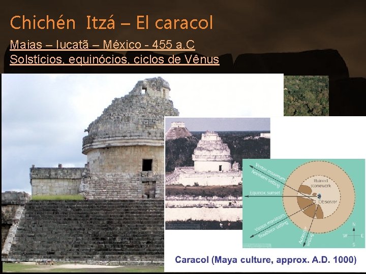Chichén Itzá – El caracol Maias – Iucatã – México - 455 a. C