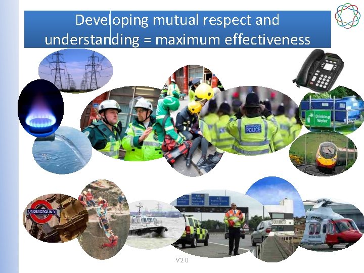 Developing mutual respect and understanding = maximum effectiveness V 2. 0 